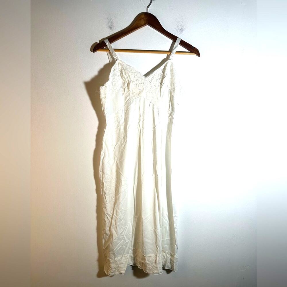 Elegant White Lace Slip Dress